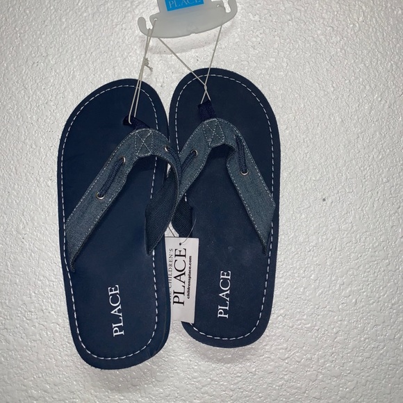 The Children's Place Other - CHILDRENS PLACE | NWT boys navy blue flip flops